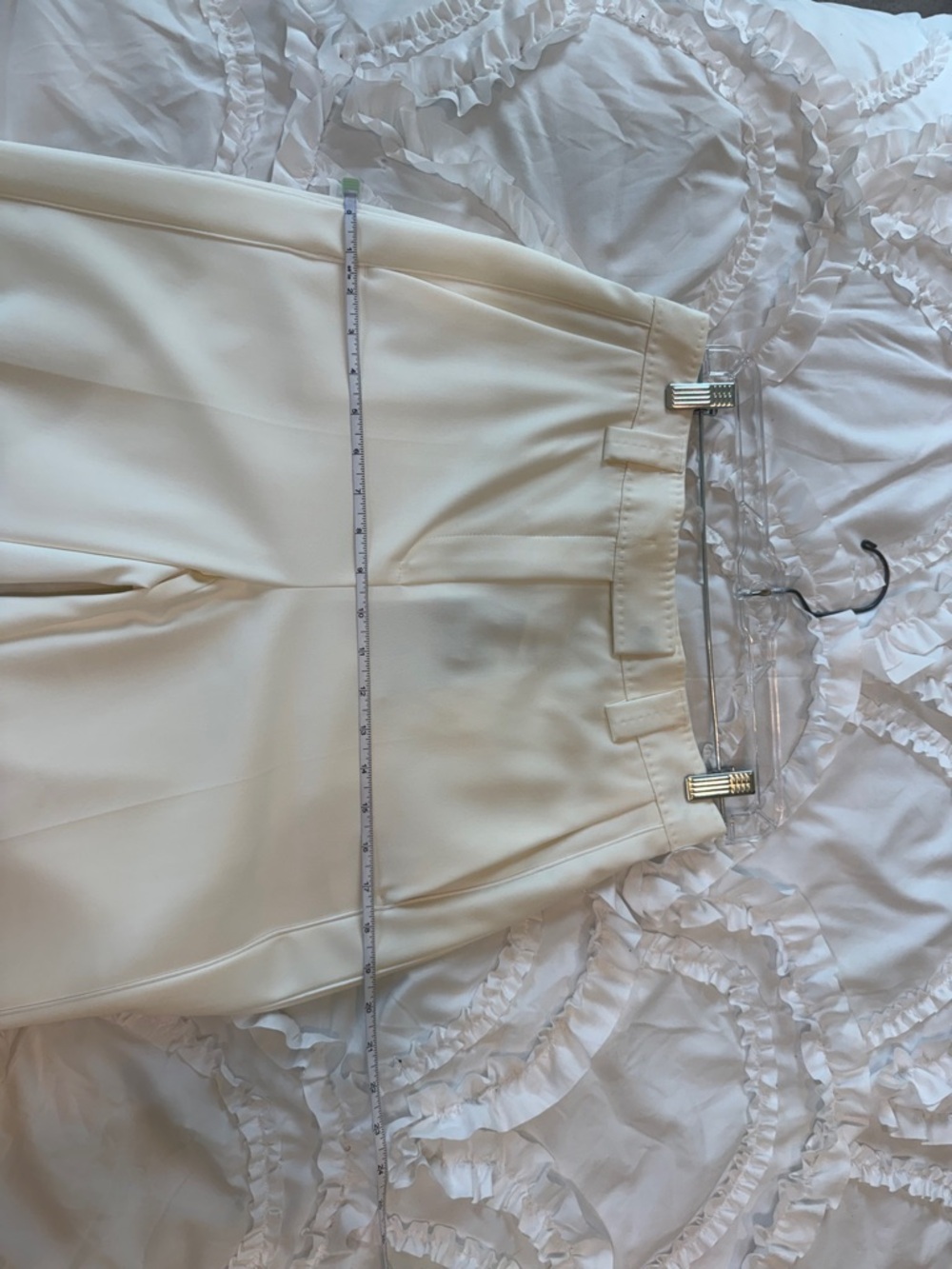 NWT Marcella white cropped pants - Beautifully made! Size 8 - Picture 11 of 14